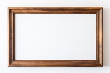 Walnut wood frame vintage backgrounds white background architecture.