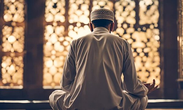 a Muslim who is praying in the month of Ramadan 