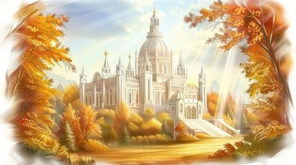 Naklejka premium church