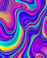 Fototapeta premium Vibrant Abstract Wallpaper with Dynamic Swirling Lines