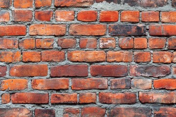 Obraz premium Red brick wall texture background. (9)