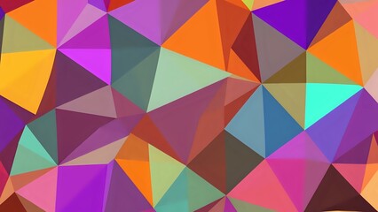 Fototapeta premium Vibrant Geometric Abstract Wallpaper Design with Bold Colours on Gray Background