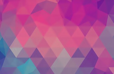 Obraz premium Abstract Geometric Design with Purple Triangles