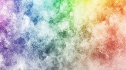 Rainbow Smoke Background