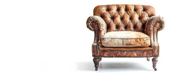 Fototapeta premium Elegant vintage armchair home interior furniture photography modern style
