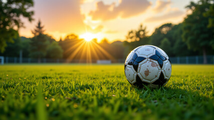 Sunset Soccer A Beautiful Evening on the Field