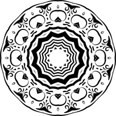 Mandala Pattern Stencil doodles sketch good mood