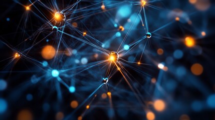 Obraz premium Networks are not just systems of connections; they are the foundations on which our modern world thrives.