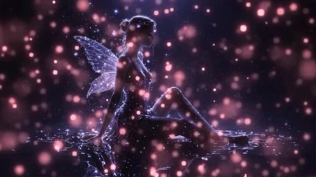 Magical fairy girl, around twinkle 