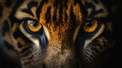 The eyes of a wild animal hold the untamed spirit of nature. 