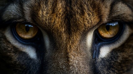 The eyes of a wild animal hold the untamed spirit of nature. 