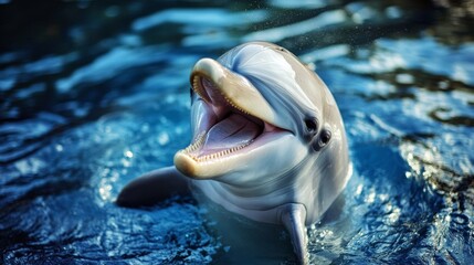 The laughter of a playful dolphin reminds us that joy exists in every corner of nature. 