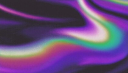 Abstract swirls of iridescent purple pink and green hues