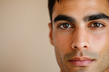 Obraz premium South asian man face photography portrait person.