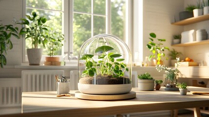 Miniature Garden Station Kit for Indoor Planting and Nature Focus