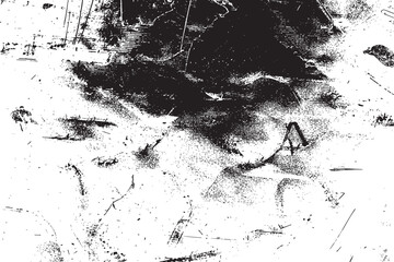 Fototapeta premium The grunge texture is covered with layers of cracks, scratches and chips. Vector illustration background.