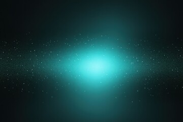 Fototapeta premium Ethereal glowing particles in a dark cosmic background