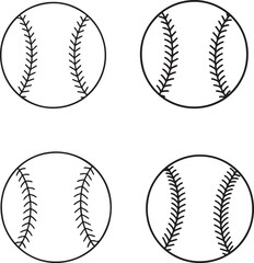 sport ball line art illustration 
