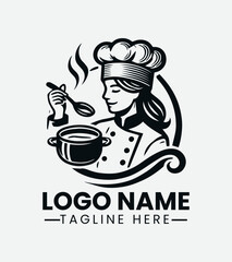 Female Chef Logo Design