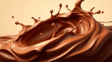 Chocolate Splash: A Rich, Creamy, Sensual Wave