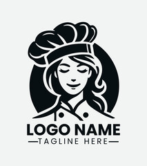 Female Chef Logo Design