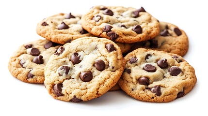A Delicious Stack of Warm Chocolate Chip Cookies