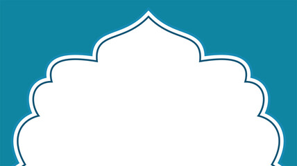 Minimalist Islamic Art Background for Eid Mubarak