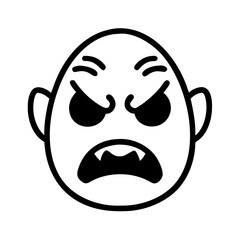Funny egg face mask