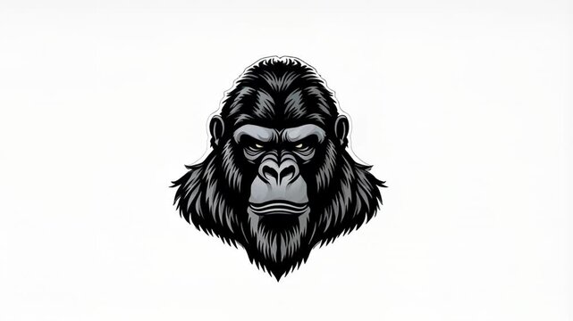 Majestic Gorilla Portrait: A Powerful Symbol of Strength and Wildness