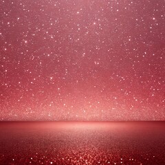 Textured background with a gradient of dark red fading to a lighter, red-orange. The glitter texture creates a subtle sense of depth and dimension.