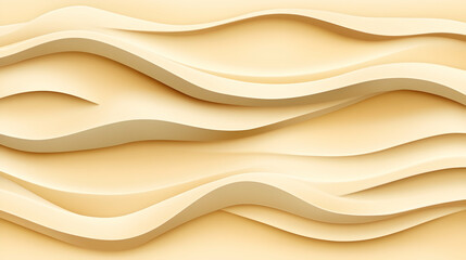 Obraz premium Abstract beige wave pattern background design, ideal for website or presentation