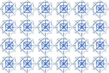 blue and white pattern