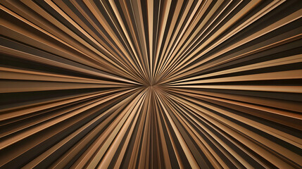 Fototapeta premium Abstract brown radial lines background; design, website, presentation