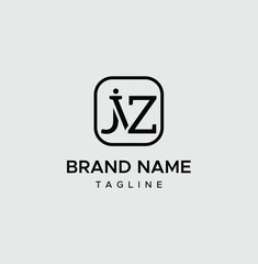 Unique JVZ Initials Logo for Luxury and Fashion Brands
