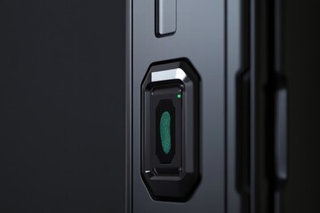 Biometric lock featuring a fingerprint sensor for enhanced security and access control
