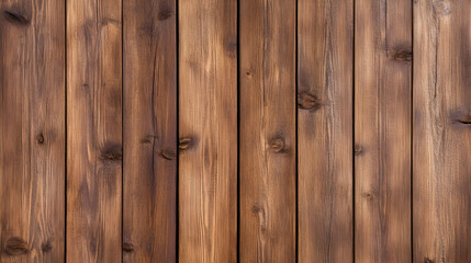 Fototapeta premium Dark brown wooden planks background texture. Ideal for rustic designs