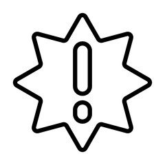 alert octagram vector icon