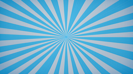 Fototapeta premium Retro blue vector banner wallpaper background with radial stripes. Radiant stripes retro banner background. Retro blue vector banner backdrop background. Generative AI