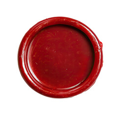 Red wax seal