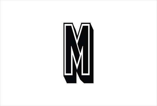 Elegant Letter M logo Vector Template Initial Letter M Logo Design. Creative And Modern M logo