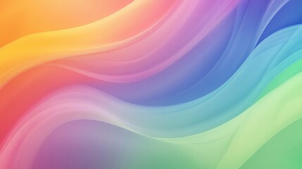 Colorful fluid wave abstract background with gradient vibrant flowing lines, smooth shapes