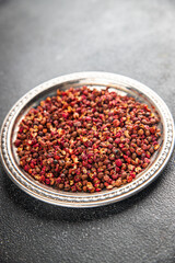 pepper Sichuan spice pepper peas fresh tasty food gourmet food background on the table rustic food top view copy space