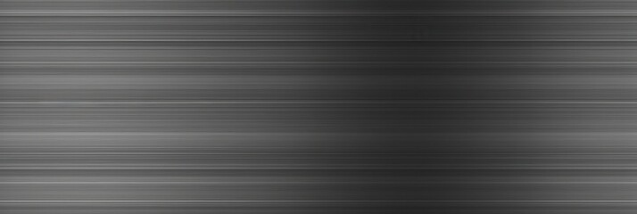 Fototapeta premium Horizontal Dark Gray Brushed Steel Texture with Smooth Lines for Background or Design Use in Various Applications