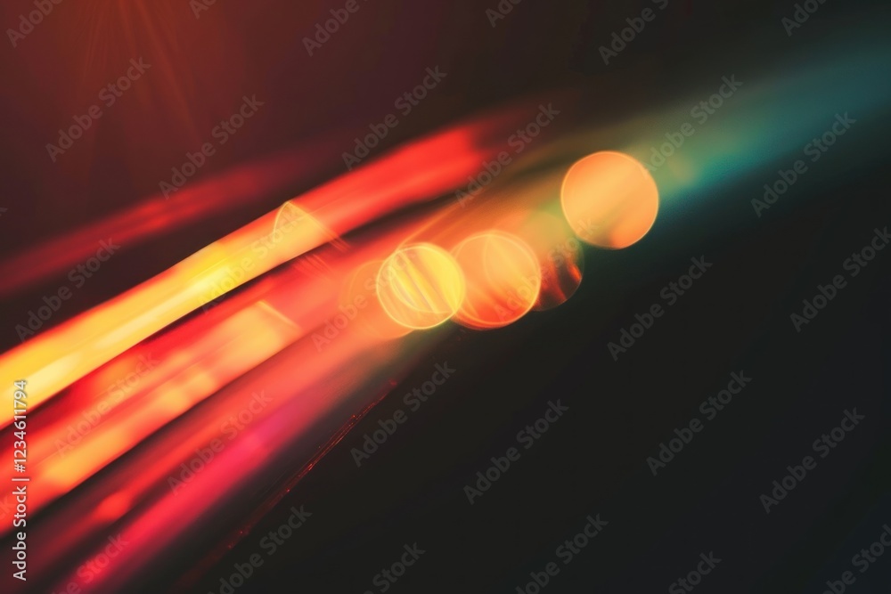 Canvas Prints light leak filter effect backgrounds lighting flare.