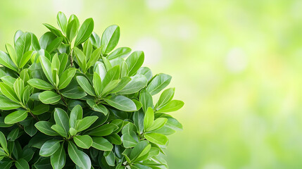 Lush green foliage closeup, vibrant background, nature backdrop, website banner