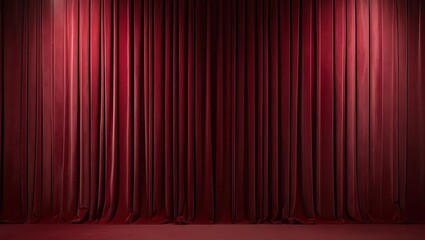 Brushed velvet texture in rich red tones, creating a minimalist and refined aesthetic.