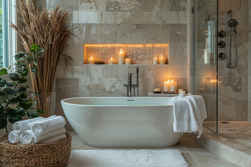 Une luxurieuse salle de bain