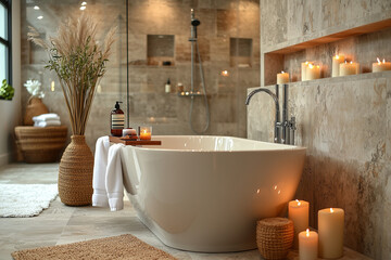 Une luxurieuse salle de bain