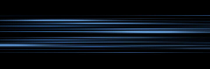 Panoramic high speed technology concept, light abstract background. Png glitter sparkle star trail, light effect, abstract waves flow vector illustration.