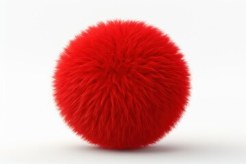 Basketball sphere fur white background.